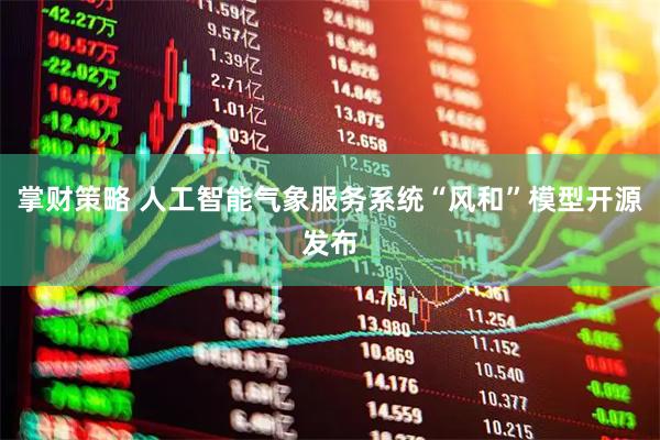 掌财策略 人工智能气象服务系统“风和”模型开源发布